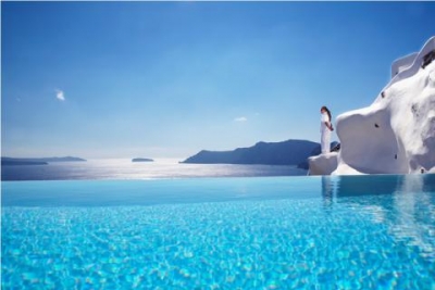 Hotel Katikies, en Oia, Santorini, Grecia