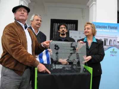 Qued&oacute; inaugurada la Estaci&oacute;n Fluvial de Villa Soriano
