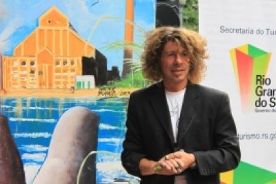 Artista uruguayo une Gas&oacute;metro, La Mano, el Lazador y el Farol de Isla de Lobos en un paisaje &uacute;nico