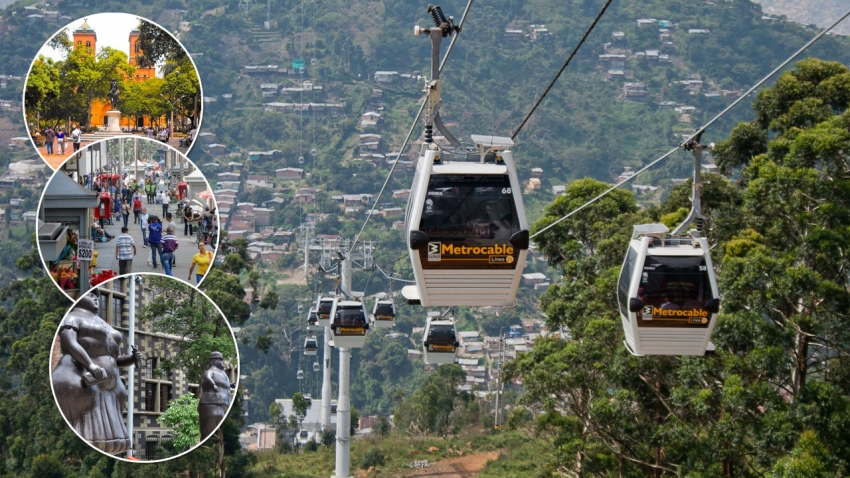 Metrocable; Plaza Bol&iacute;var; Paseo Jun&iacute;n; Plaza Botero y Plaza de las luces, conociendo Medell&iacute;n #ElPDAenColombia