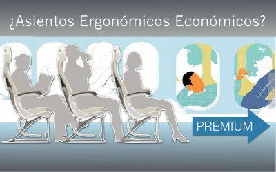 Asientos ergon&oacute;micos econ&oacute;micos mejoran el confort en vuelo