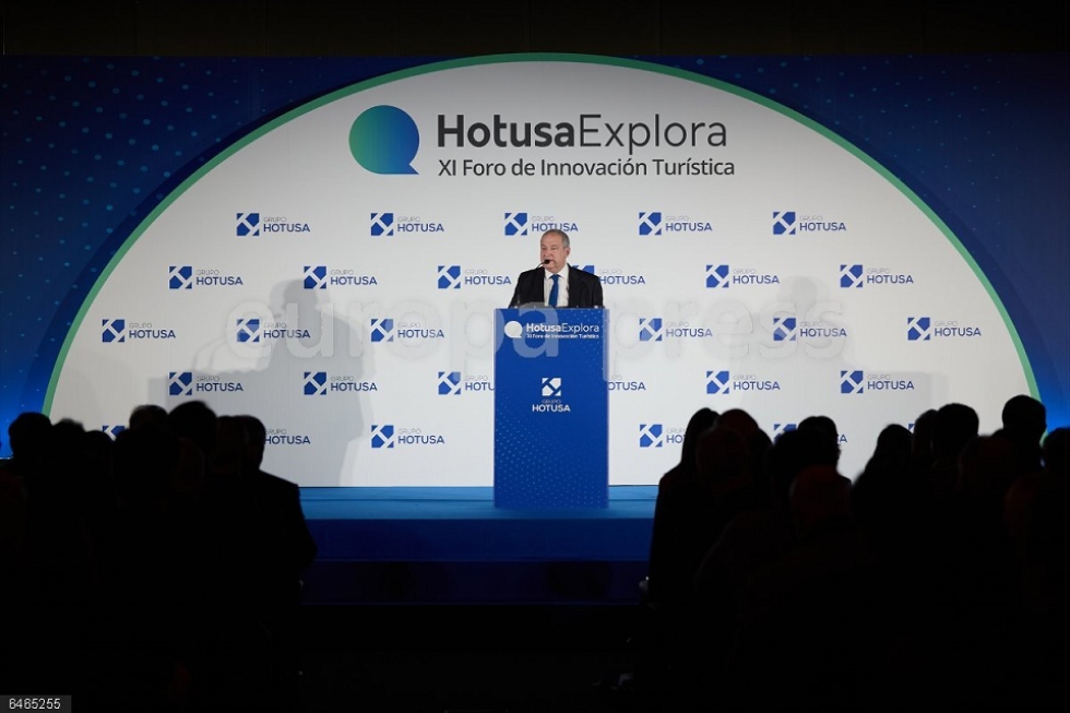 Jordi Hereu inaugura el XI Foro de Innovaci&oacute;n Tur&iacute;stica Hotusa Explora.