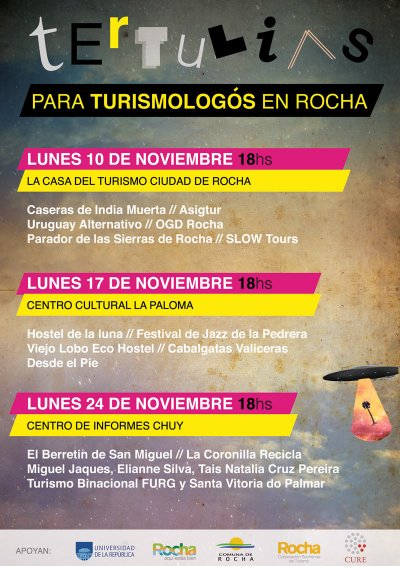 Tertulias para turism&oacute;logos en Rocha