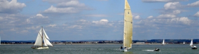 Regateando por la isla de Wight