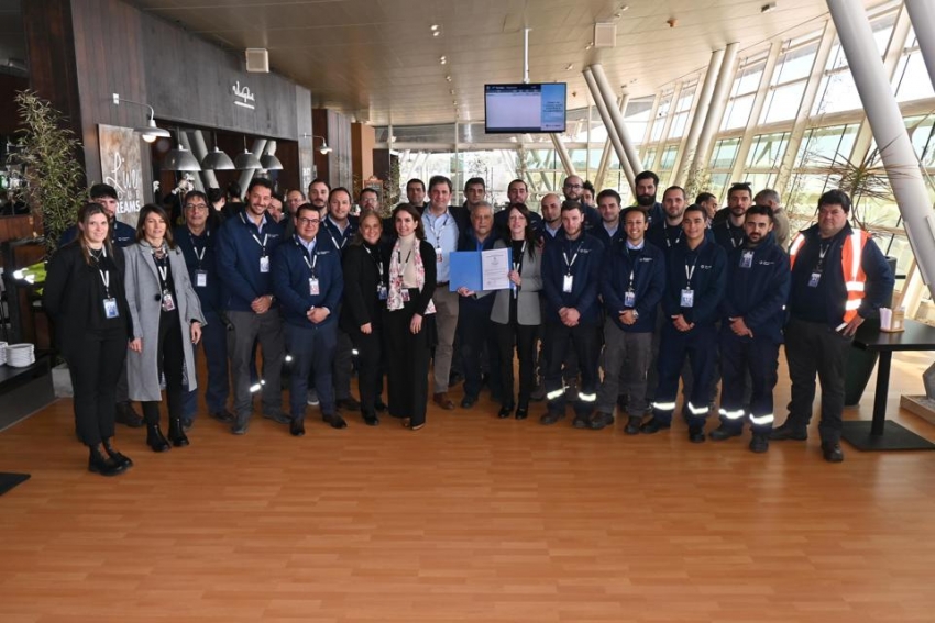 El equipo del Aeropuerto de Laguna del Sauce