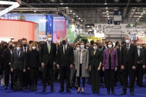 Foto inauguraci&oacute;n casa real FITUR 2022