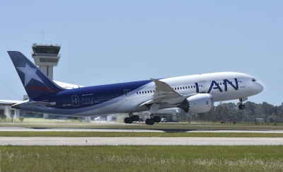 Pasadas las 13 horas del domingo 30 de octubre, decolaba desde el Aeropuerto de Carrasco el Boeing 787-8 matriculado CC-BBJ