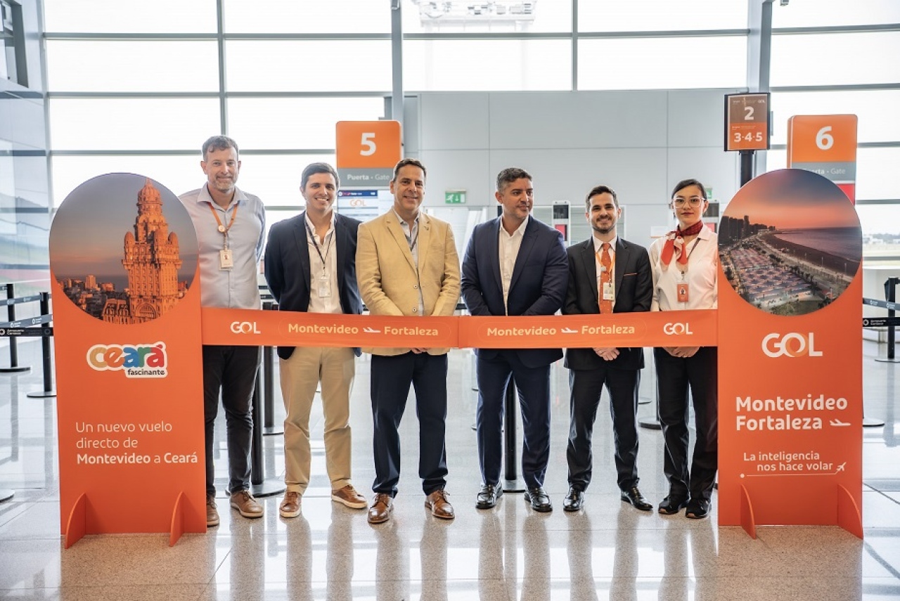 Inician vuelos directos entre Montevideo y Fortaleza