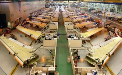 La planta de Broughton de Airbus se dedica a la fabricaci&oacute;n de alas.