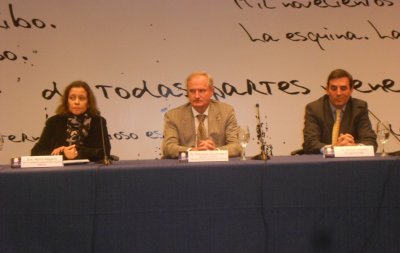 Dra. Marta Gaggero, CIDA-E; Dr. Christian Feichtingeer, IAF; Gast&oacute;n Colacce, Perspectiva M&amp;T.