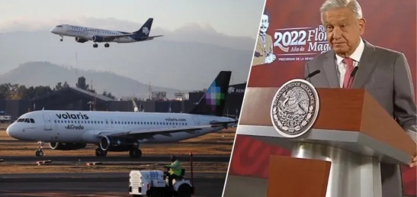 AMLO niega &ldquo;categ&oacute;ricamente&rdquo; problemas con el redise&ntilde;o del espacio a&eacute;reo