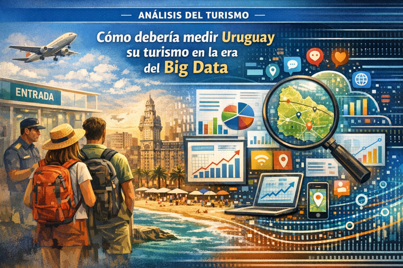 C&oacute;mo deber&iacute;a medir Uruguay su turismo en la era del Big Data