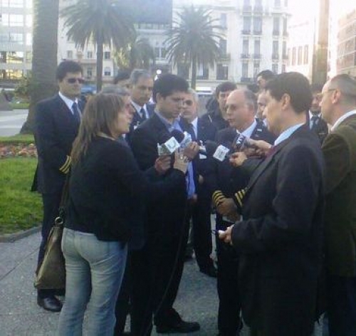 Mazzilli con la prensa el fat&iacute;dico 12 de setiembre