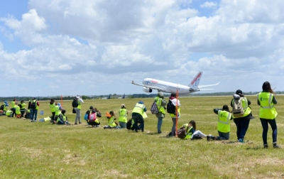 Fot&oacute;grafos captaron im&aacute;genes &uacute;nicas del Aeropuerto de Carrasco durante el AeroFotoFest