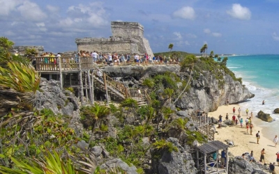 Ruinas mayas de Tulum, en el Estado mexicano de Quintana Roo.