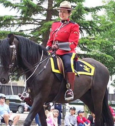 Polic&iacute;a Montada de Canad&aacute;, un s&iacute;mbolo del pa&iacute;s.