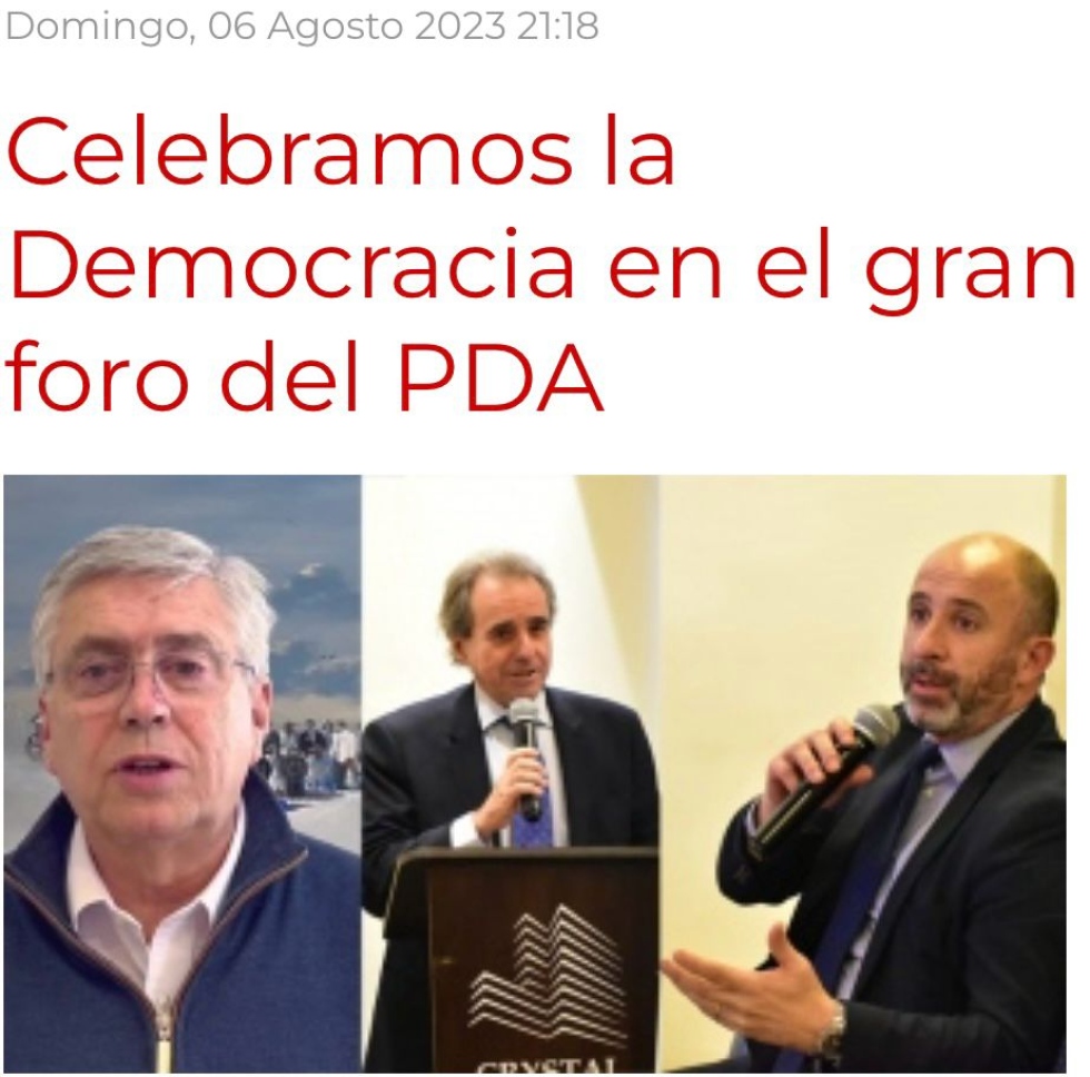 Estas im&aacute;genes corresponden a la apertura del &uacute;ltimo Objetivo Turismo. Viera mand&oacute; mensaje felicit&aacute;ndonos por video; Monzeglio habl&oacute; en la apertura, Sanguinetti opin&oacute; con certeza en el panel de turismo accesible. Destacamos la celebraci&oacute;n de la Democracia en ese d&iacute;a pues a pesar de esas presencias, dijimos en nuestra conferencia que el modelo del Mintur estaba perimido.