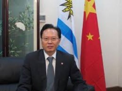 El Embajador de China se reuni&oacute; con Mart&iacute;n Laventure, Alcalde de Punta del Este