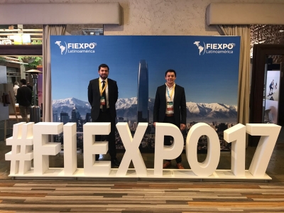 Mauricio y Renato en su primer gran evento