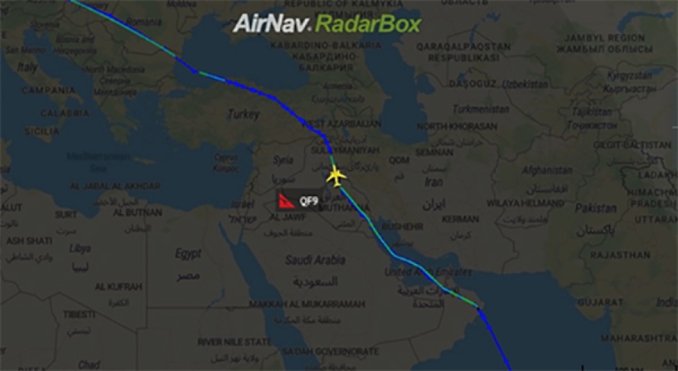 Ir&aacute;n asusta a las aerol&iacute;neas, que cambian sus rutas