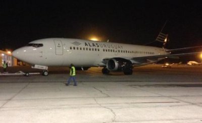 Segundo avi&oacute;n de Alas Uruguay en nuestro pa&iacute;s