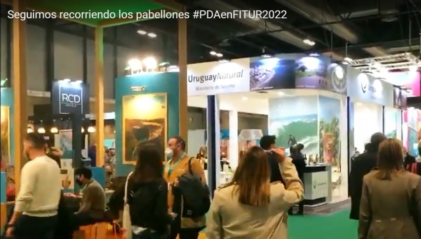 El PDA recorre los pabellones de la feria #PDAenFITUR2022