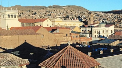 Atractiva. Una vista de la ciudad de Potos&iacute;, al pie del Cerro Rico, c&eacute;lebre por sus minas de plata.
