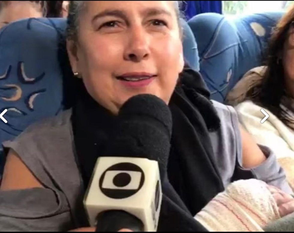 Sandra Salda&ntilde;a viajaba en el vuelo de Air Europa.