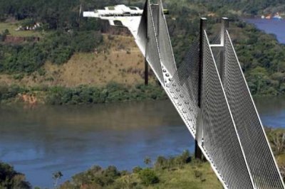 Este es el dise&ntilde;o del puente que unir&aacute; Presidente Franco con Puerto Meira, sin ferrov&iacute;a. Ser&aacute; financiado por el Estado brasile&ntilde;o.