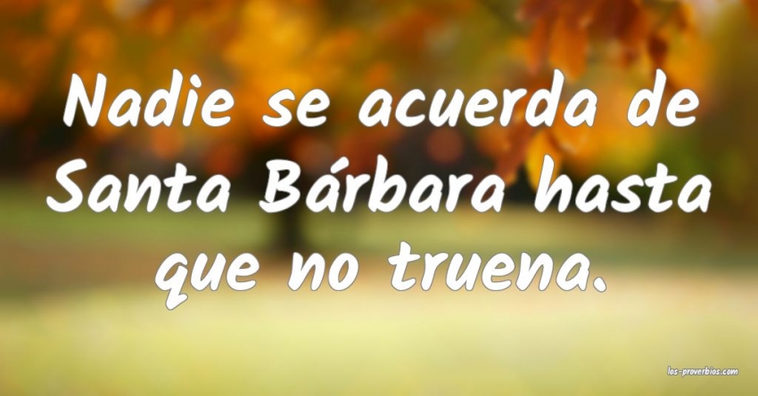 Reactivaci&oacute;n del turismo interno en Uruguay = Santa B&aacute;rbara cuando truena...